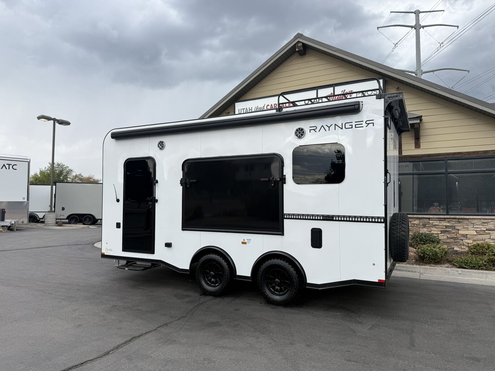 RAYNGER 10K Axles 8x18 / 8.5x18 Toy Hauler Travel Trailer Bumper Pull TRIPLE TENT!!!