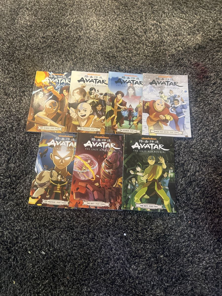 Avatar The Last Airbender Graphic Novels Comic Books Lot of 7