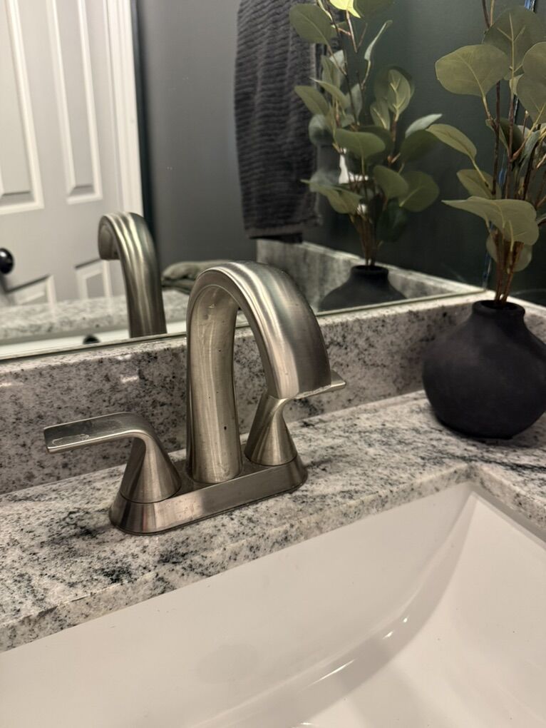 Silver Bathroom Faucet