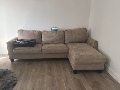 Beige couch