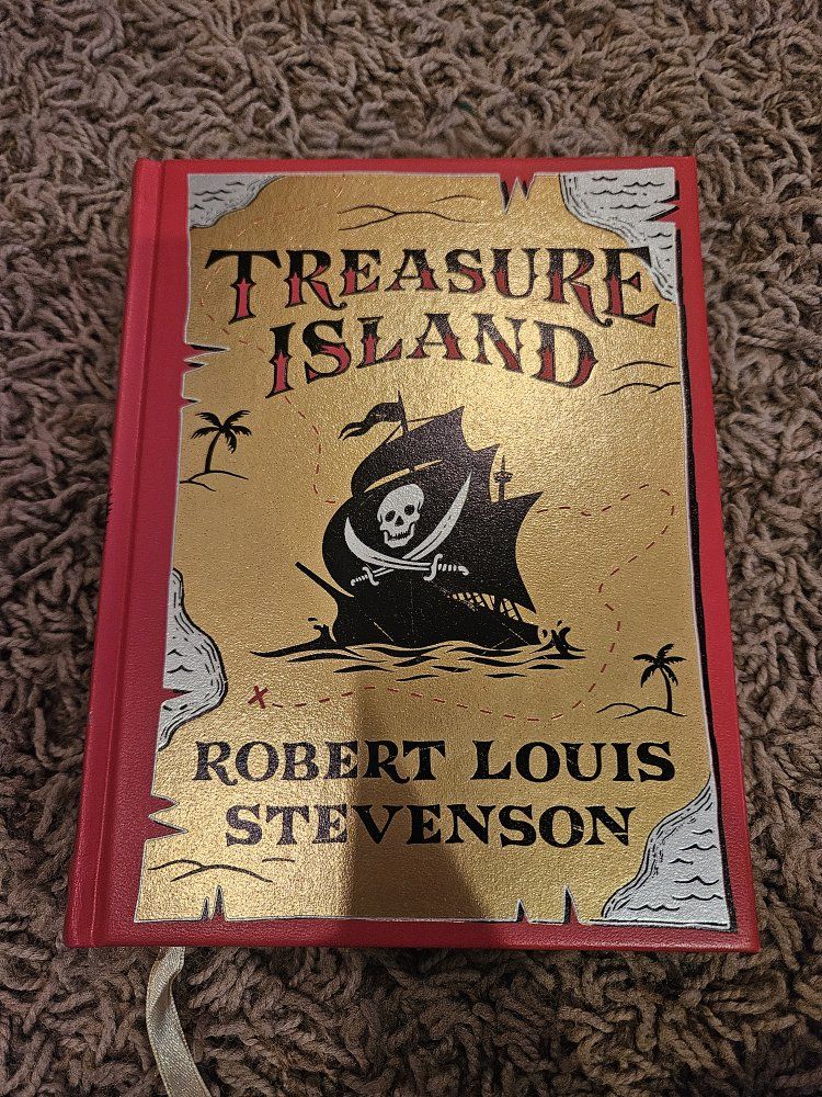Treasure Island by Robert Louis Stevenson.