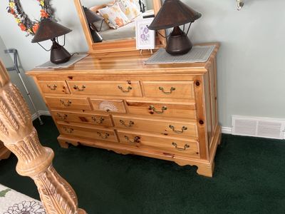 10 drawer dresser with mirror
