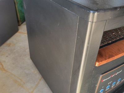Heat Quest 1500 Advanced Tech Infrared Portable Space Heater Black
