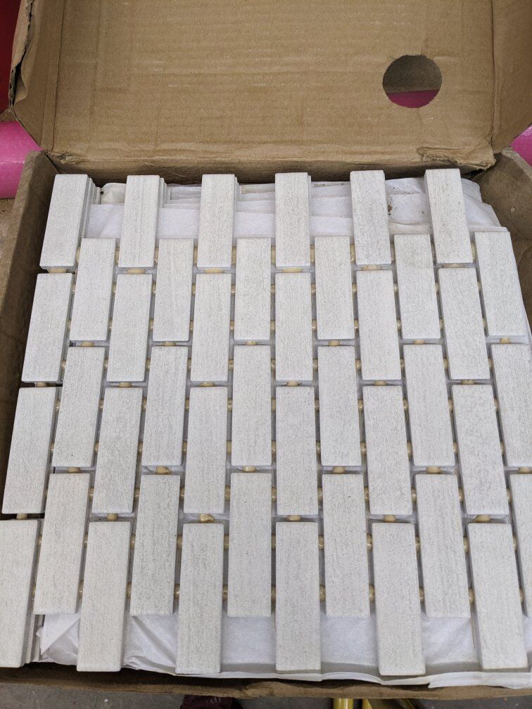 Marazzi Persuade White Mosaic Tile – 12x12 Sheets