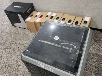 LIKE NEW Creality KIC Enclosed 3D Printer + Space Pi Dryer + 10 Rolls Filament