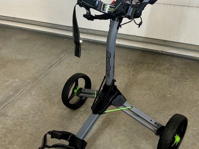 BagBoy Tri Swivel II Golf Push Cart with Top-Lok Technology