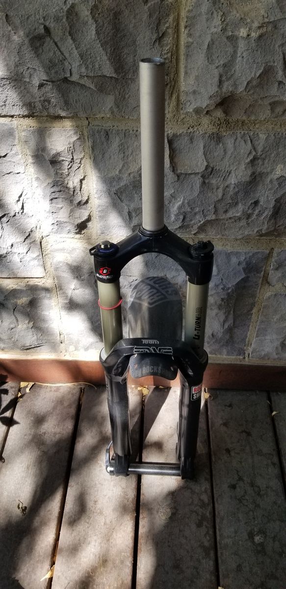 ROCK SHOX U TURN AIR FORK - RARE 26" wheel 20mm hub
