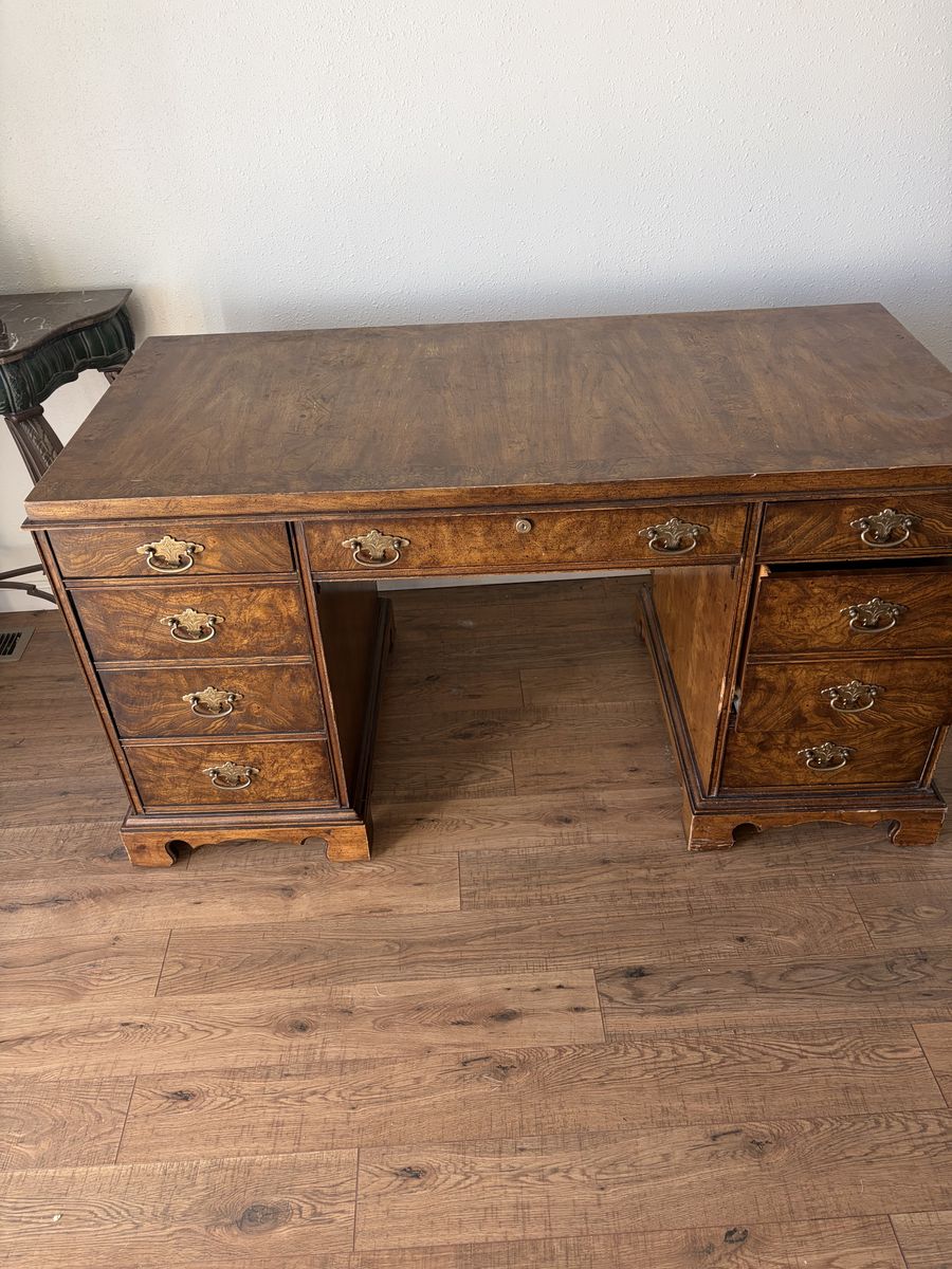 Old heavy desk