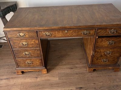 Old heavy desk