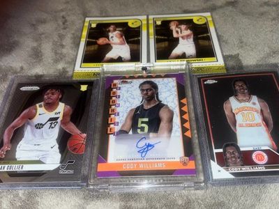 5 Utah Jazz Rookies including auto