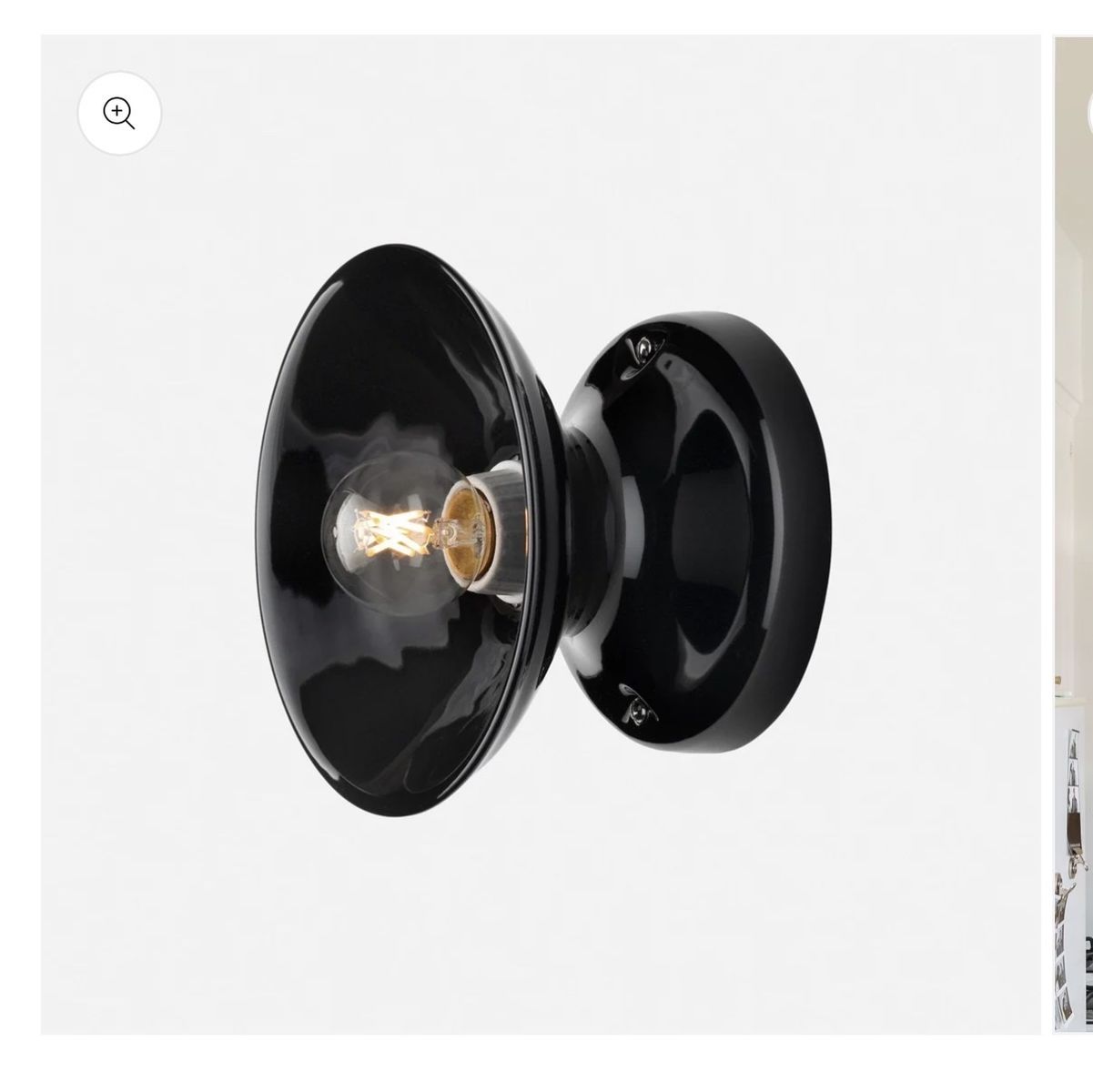 Schoolhouse Alabax Flush Mount Ceiling Lights (Set of 4) – Black – NEW