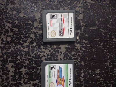 Nintendo DS Mario Kart DS & Mega Man Zero Collection Game Cartridges, Authentic