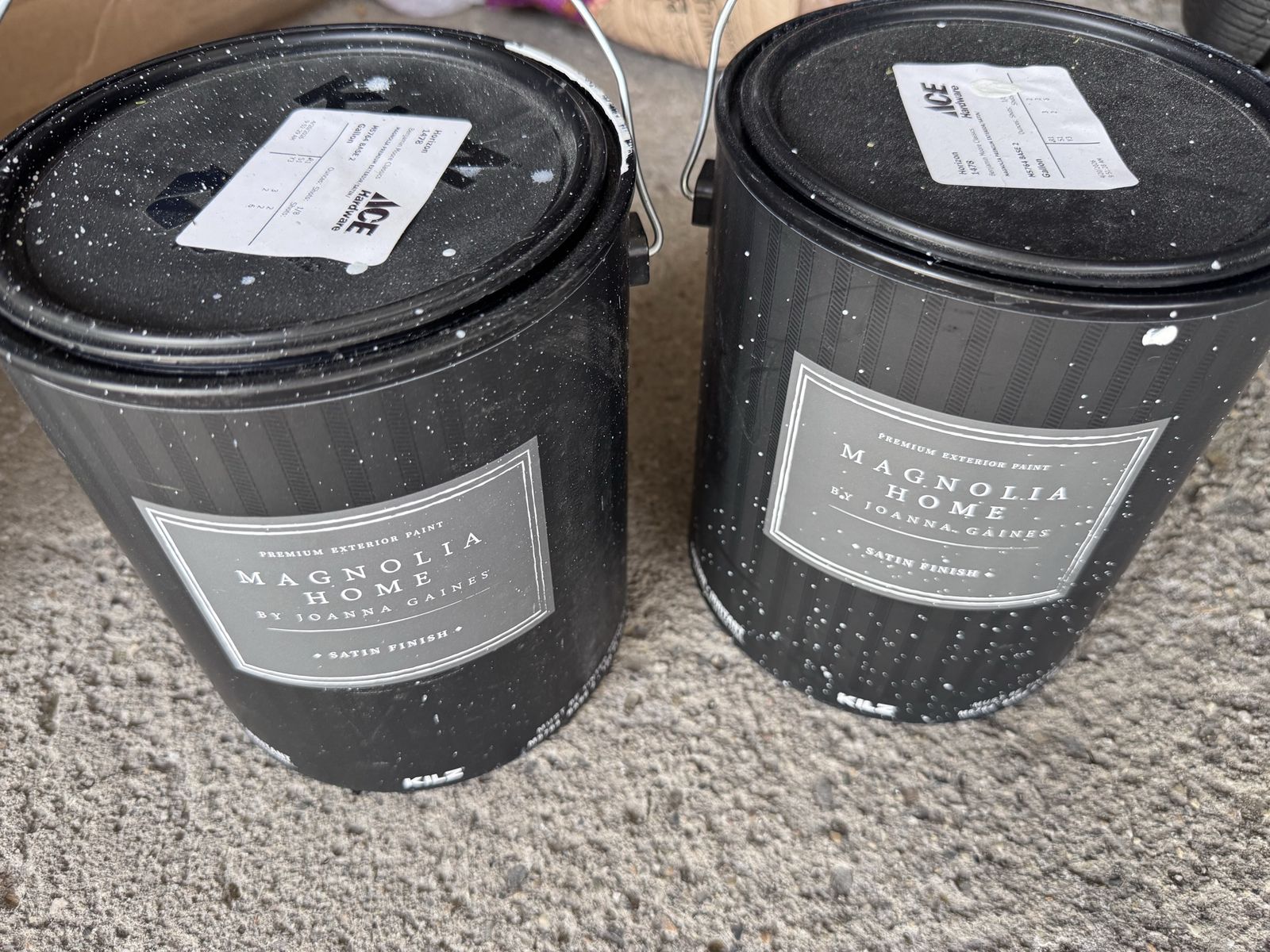 New-2 gallons Magnolia Home Exterior Paint-Gray