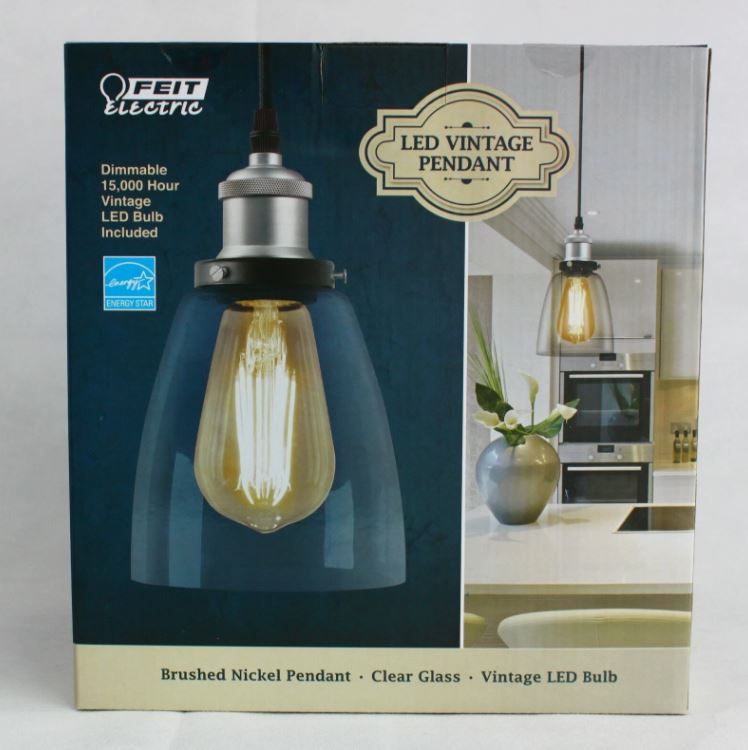 FEIT 74309 LED Vintage Pendant Light with Adjustable Length 1099499 #105597