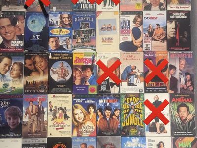 Lot of 30+ Vintage VHS Tapes: Rom-Coms, Action, Classics: $5 each