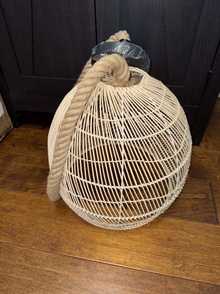 Wicker Pendant Light