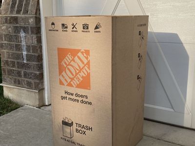 42 Gallon Home Depot Disposable Trash Cans (3)