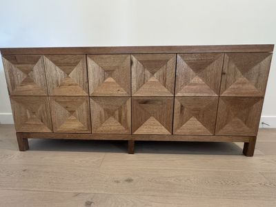 Noir Quadrant 3 Door Sideboard