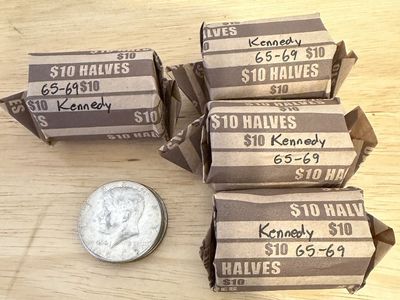 Silver halves, quarters and dimes below spot/melt