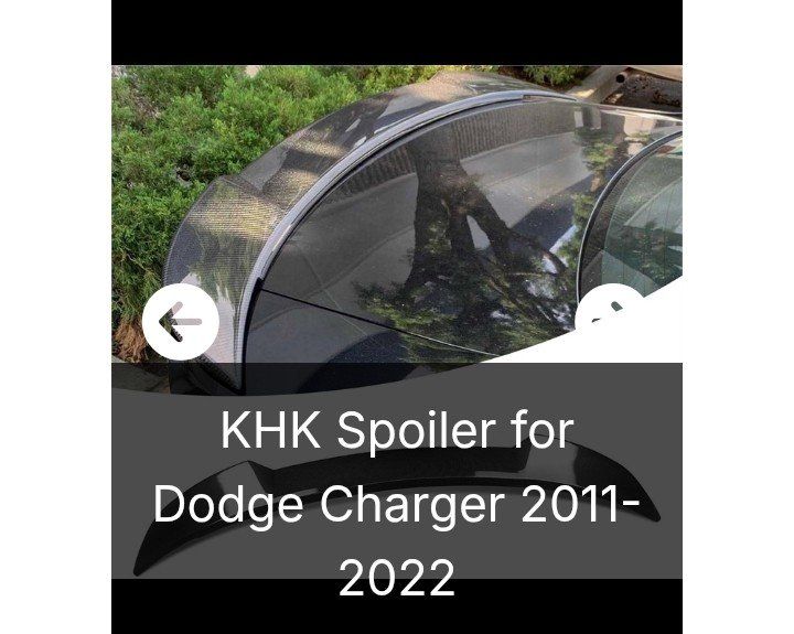 Rear Spoiler for Charger 11-22 (NEW)