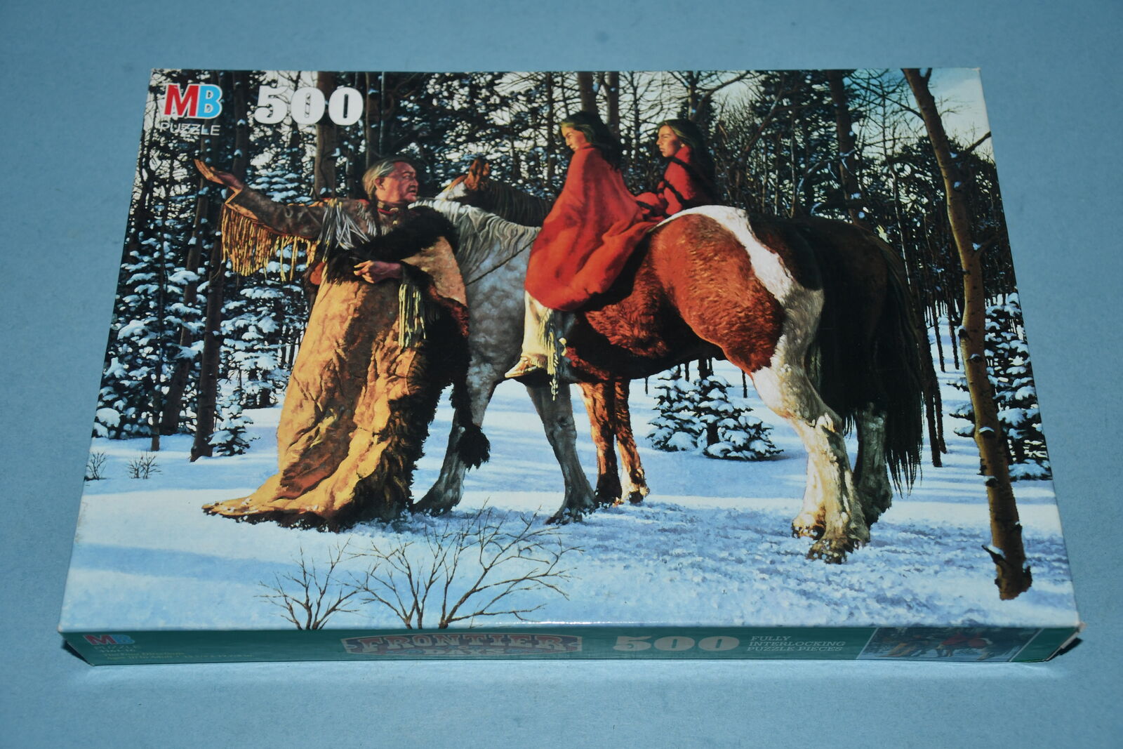 NEW, SEALED VINTAGE 1995 "FRONTIER DAYS" 50 Piece Jigsaw Puzzle ~ MILTON BRADLEY