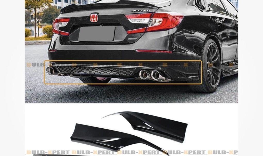 18-20 Honda Accord Gloss Black Corner Apron Spats