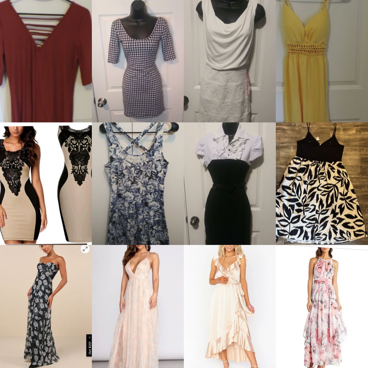 Dresses all size M