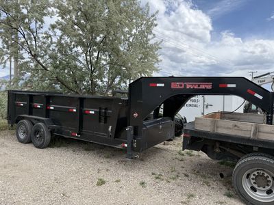 2023 ED gooseneck dump trailer 14k