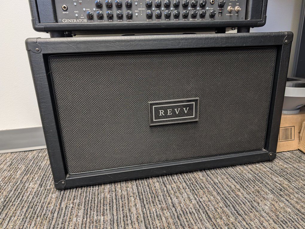REVV 2X12 Celestion V30 cabinet, sealed 8ohm
