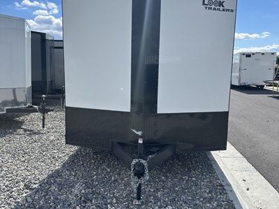 8.5x24 Look ST DLX Enclosed Cargo Trailer - 7'0" Interior - 10K GVWR - .080 PolyCor, Black Out Package, Rear Spoiler w/ Load