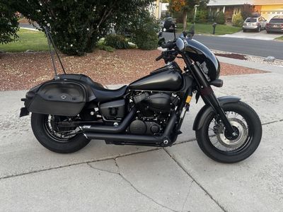 2017 Honda Shadow Phantom Motorcycle - Matte Black