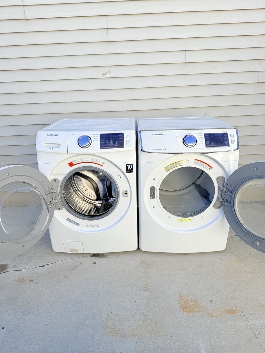 Samsung washer and electric dryer