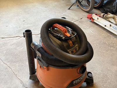 RIDGID NXT HD14000 14 Gallon 6.0 Peak HP Wet/Dry Shop Vacuum with Hose & Attachments