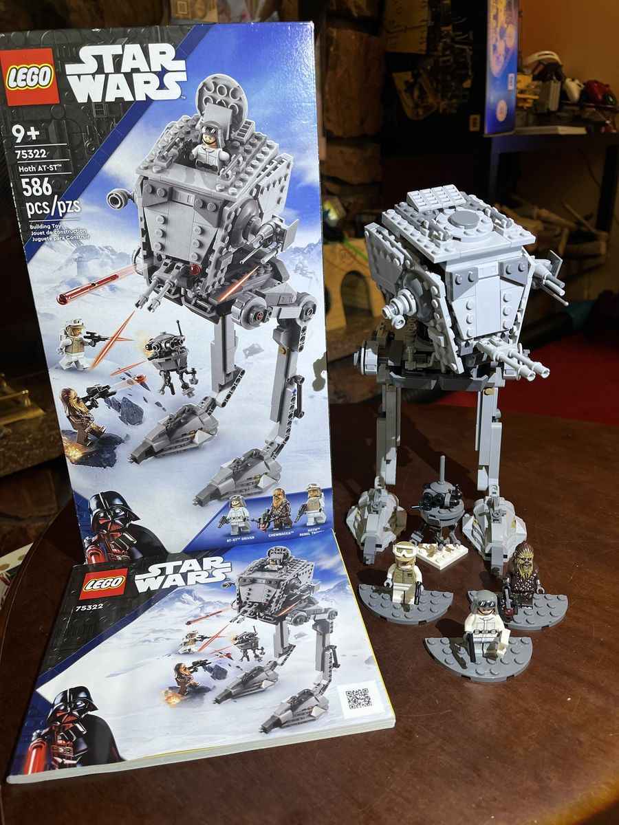 LEGO Star Wars Hoth AT-ST Set 75322 Complete with Box, Manual & Minifigures