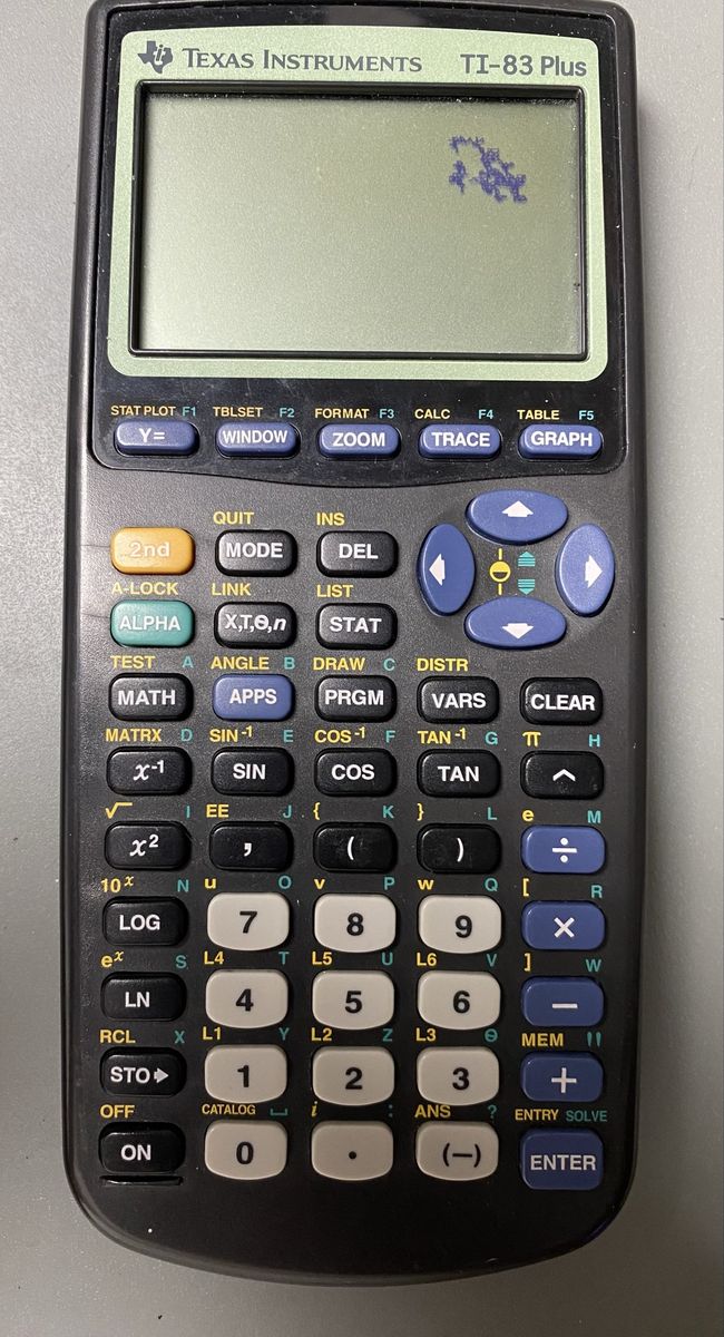 TI-83 plus calculator	