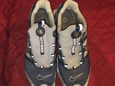 Nike Shox 2:45 VT Men's Size 11.5 Running Shoes Navy Gray