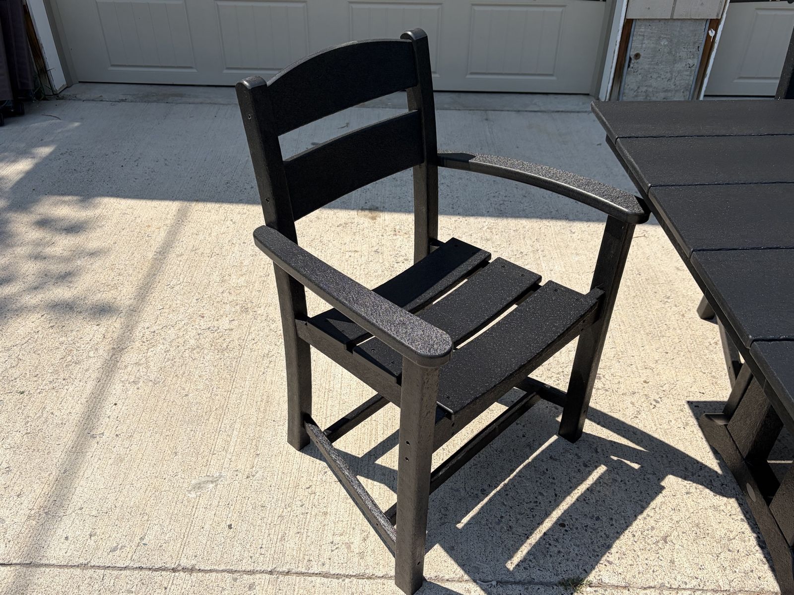Pollywood Gulf Shores Farmhouse Trestle 6 pc Dining Set 