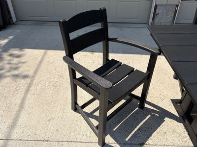 Pollywood Gulf Shores Farmhouse Trestle 6 pc Dining Set