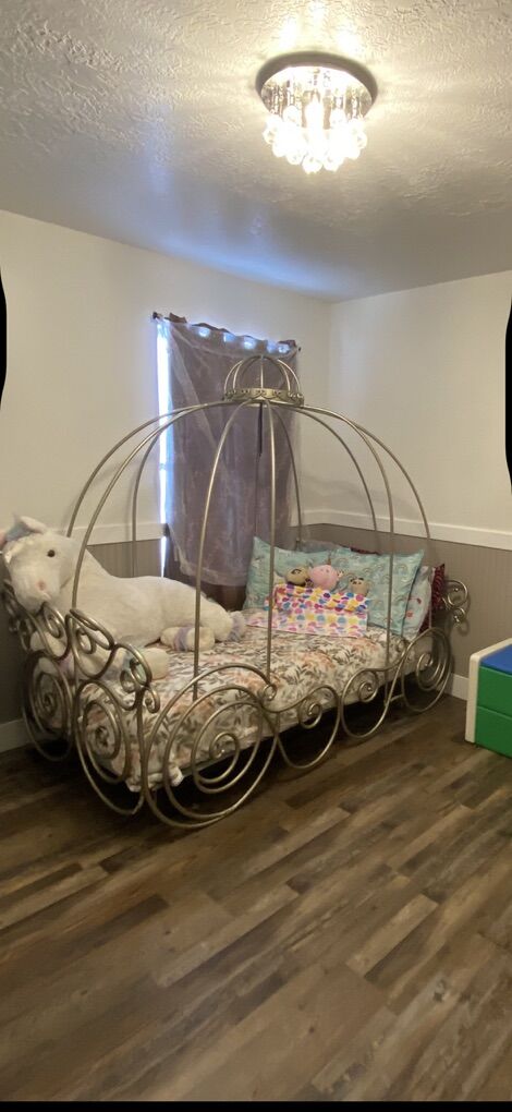 Girls Princess Twin Bed Frame