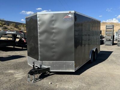 8.5x16 American Hauler Arrow Deluxe Enclosed Cargo Trailer - 7'0" Interior - 7K GVWR Dovetail