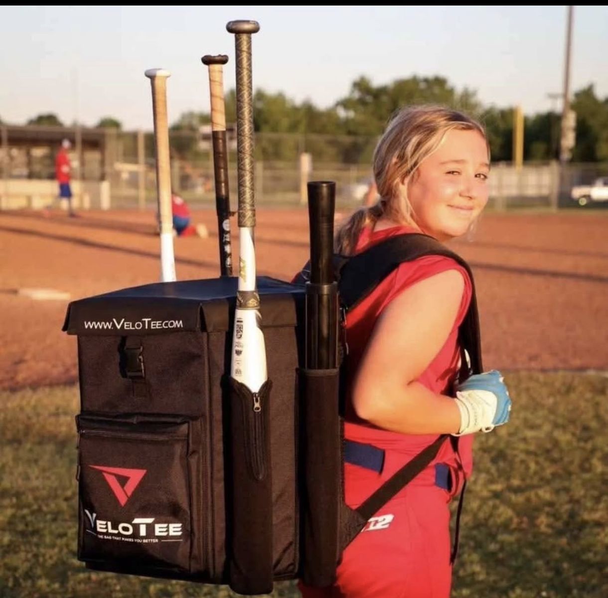 New Softball Bag Velotee 2.0 With Batting Home Pla