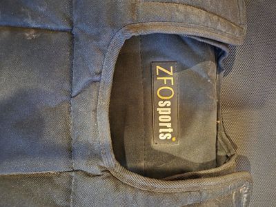 ZFOsports Weighted Exercise Vest Black 20lbs