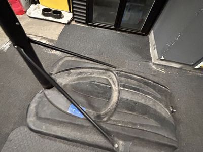 Lifetime Portable Basketball Hoop System with Clear Backboard (8.5-10ft)