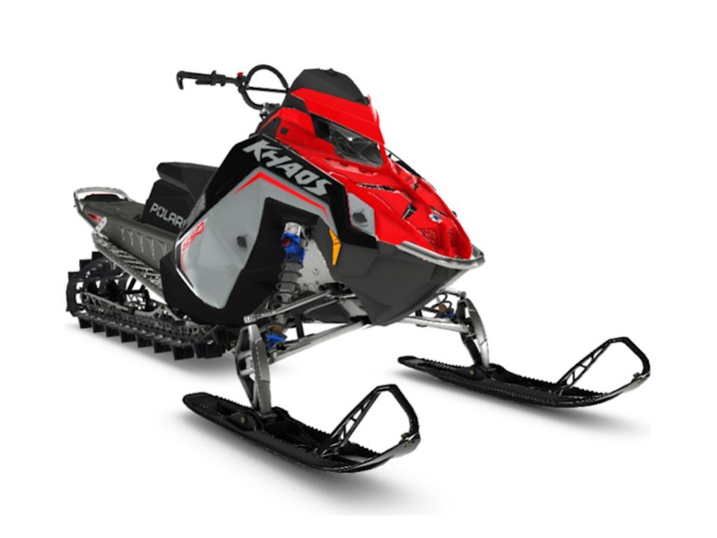 2025 Polaris® 850 RMK KHAOS 155 Storm Gray / Indy Red