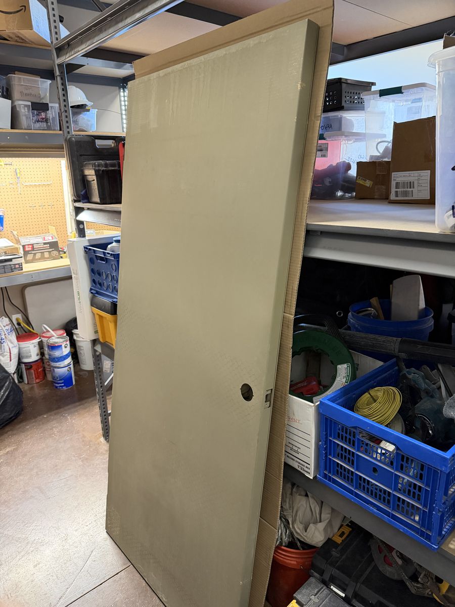 New Metal Fire Door