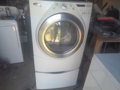 Very Nice Whirlpool Duet Electric Dryer with Pedestal Drawer