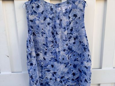 New Floral Sleeveless Top Blouse