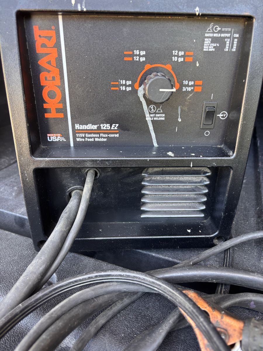 Hobart Handler 125  welder in good working condition - Portable & Easy to Use