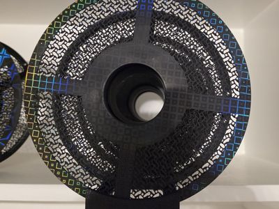 Empty 3D Printed Filament Spools for Refills - Holographic & Geometric Designs