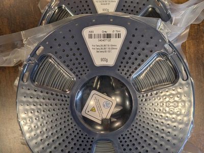 SUNLU ABS Filament 1.75mm 3D Printer Filament, Black+Grey, 2kg Total (2x 1kg Spools), Vacuum Packed